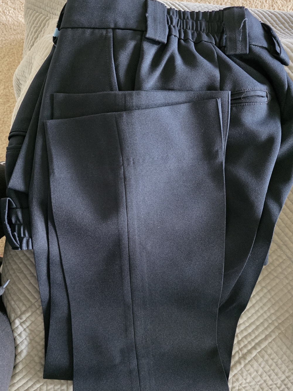 Classic Navy Blue Dress Pants